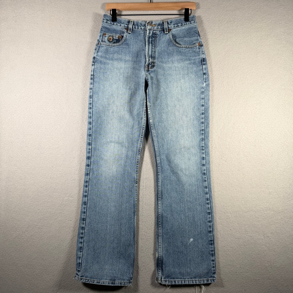 Roots Jeans Mens 29x31 Light Wash Bootcut Denim Made in Canada Vintage 14703